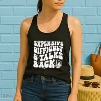 Expensive Difficult And Talks Back Groovy Women's Tank Top thumb 2