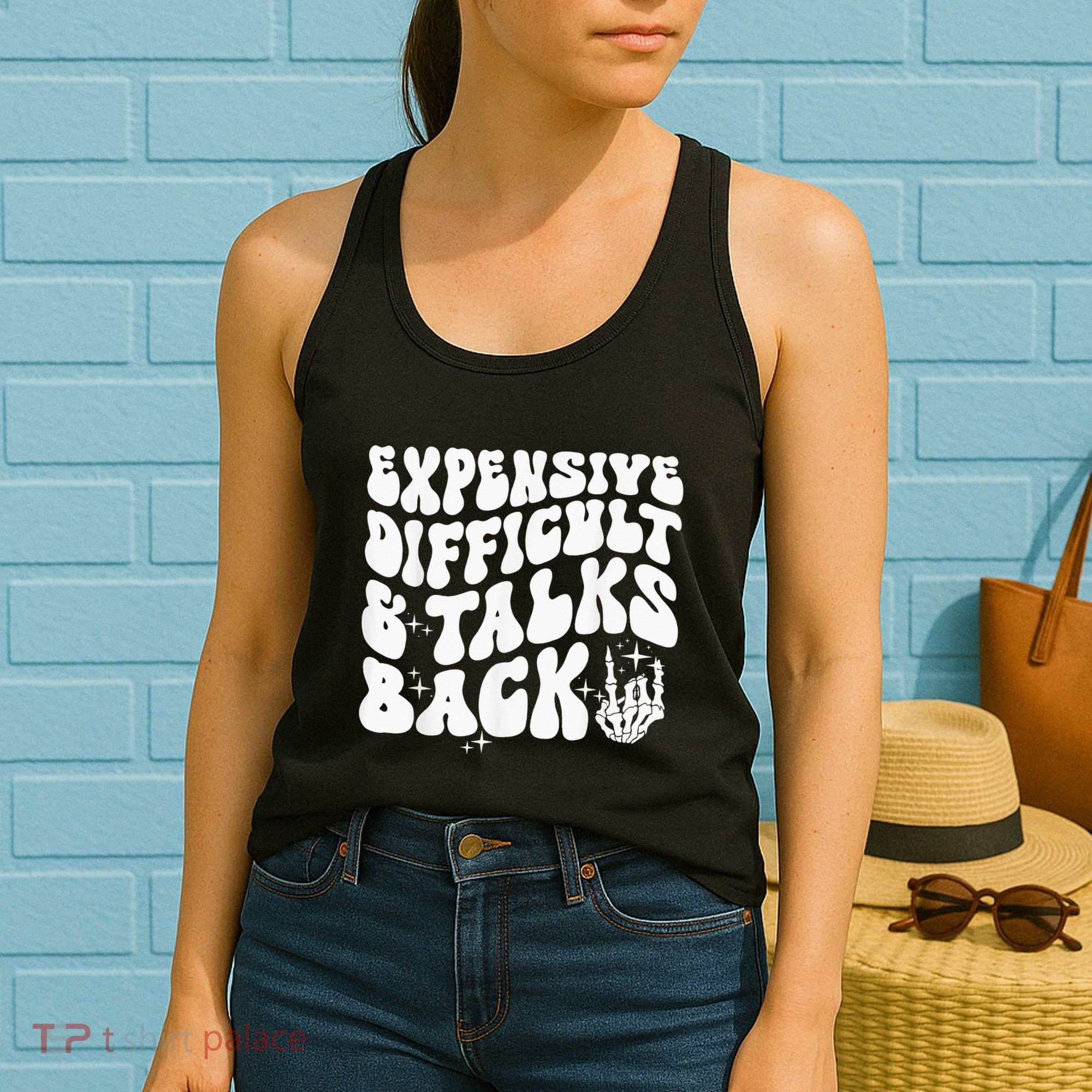 Expensive Difficult And Talks Back Groovy Women's Tank Top