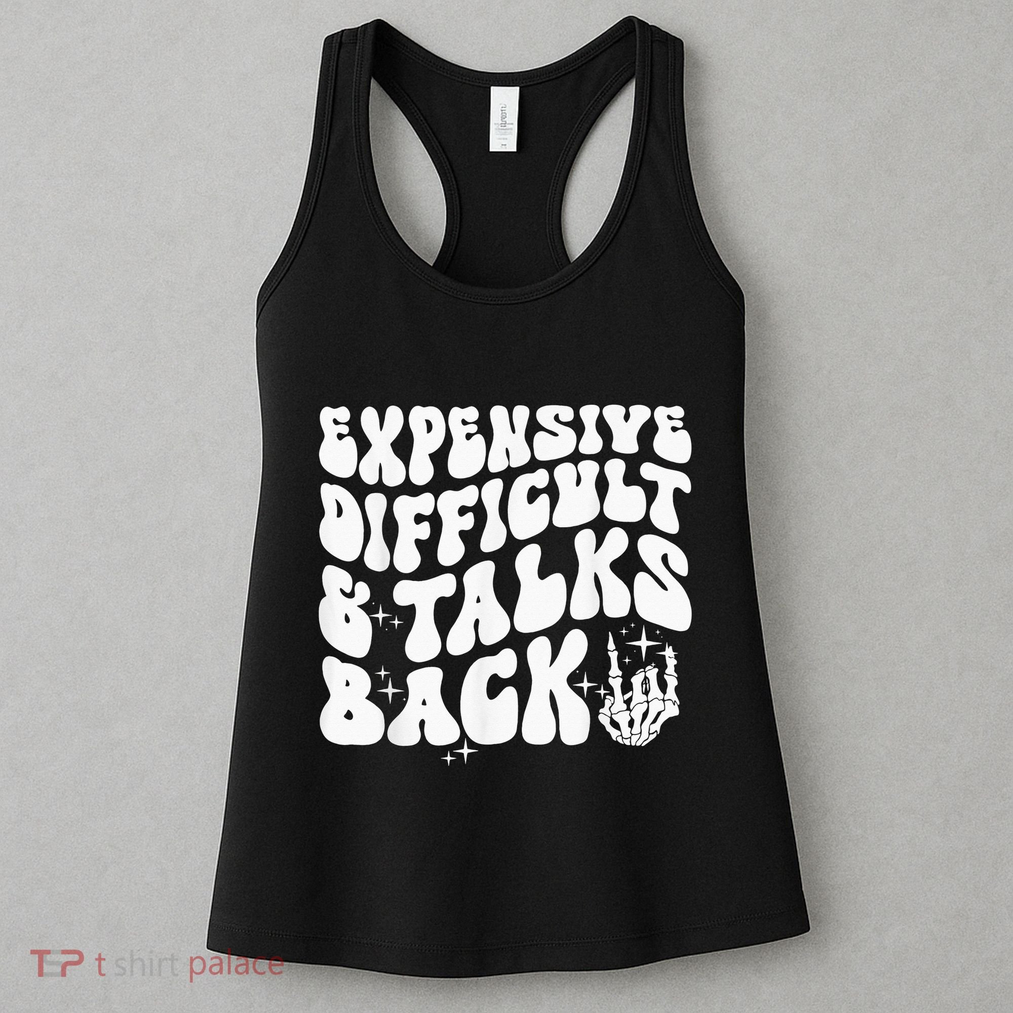 Expensive Difficult And Talks Back Groovy Women's Tank Top
