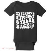 Expensive Difficult And Talks Back Groovy Baby Bodysuit thumb 0