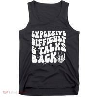 Expensive Difficult And Talks Back Groovy Tank Top thumb 0