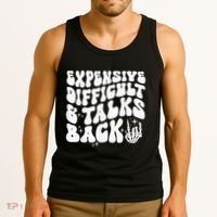 Expensive Difficult And Talks Back Groovy Tank Top thumb 3