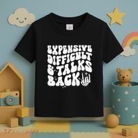 Expensive Difficult And Talks Back Groovy Toddler T-Shirt thumb 3
