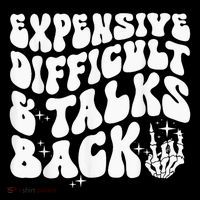 Expensive Difficult And Talks Back Groovy Toddler T-Shirt thumb 4