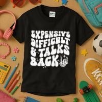 Expensive Difficult And Talks Back Groovy Kids T-Shirt thumb 3
