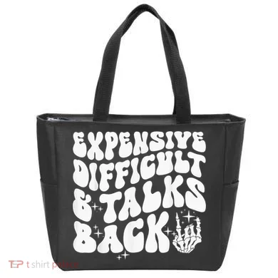 Expensive Difficult And Talks Back Groovy Tote Bag