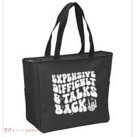 Expensive Difficult And Talks Back Groovy Tote Bag thumb 2