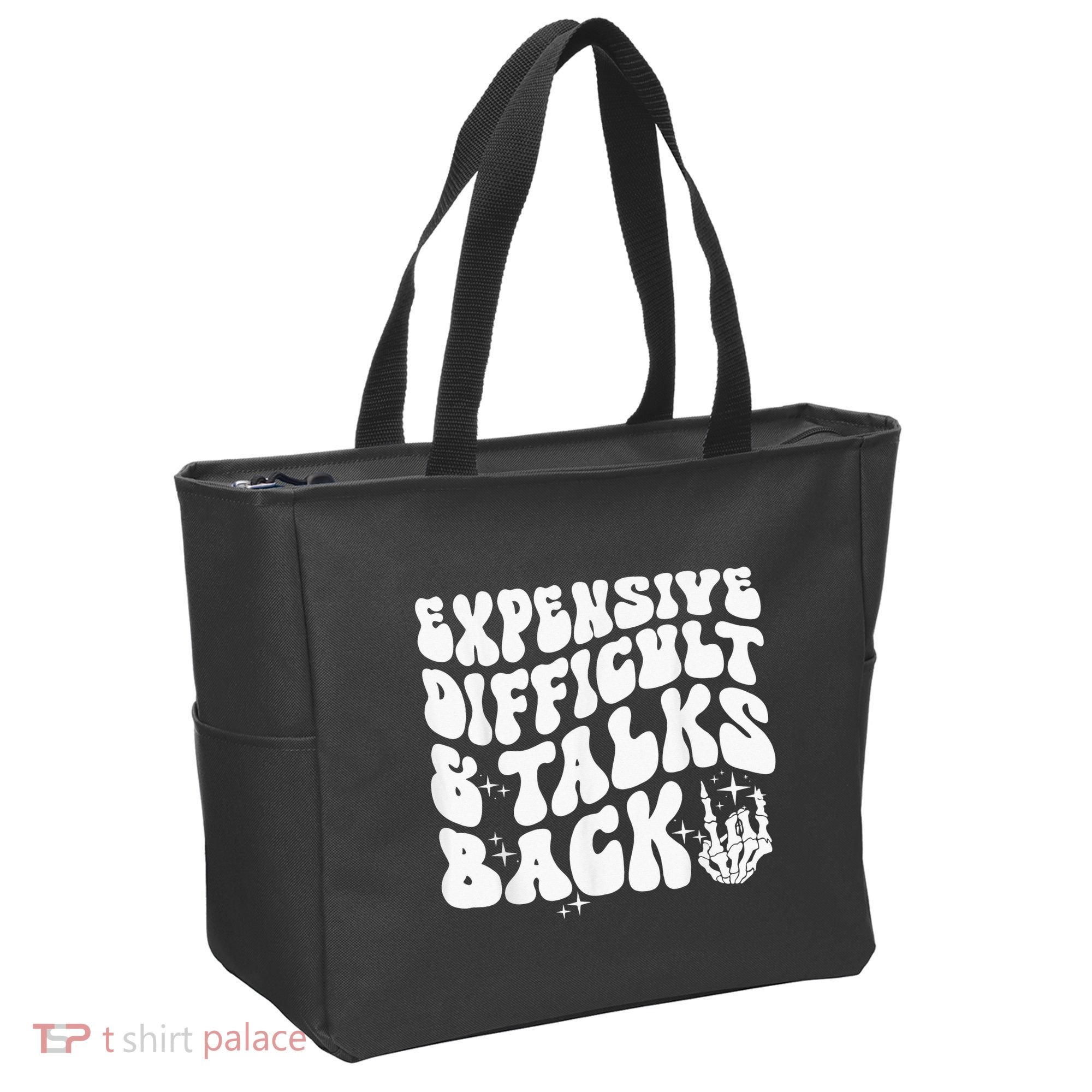 Expensive Difficult And Talks Back Groovy Tote Bag