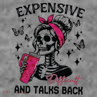 Expensive Difficult And Talks Back Toddler Hoodie thumb 2
