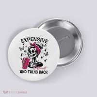 Expensive Difficult And Talks Back Button thumb 0