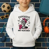 Expensive Difficult And Talks Back Kids Hoodie thumb 2