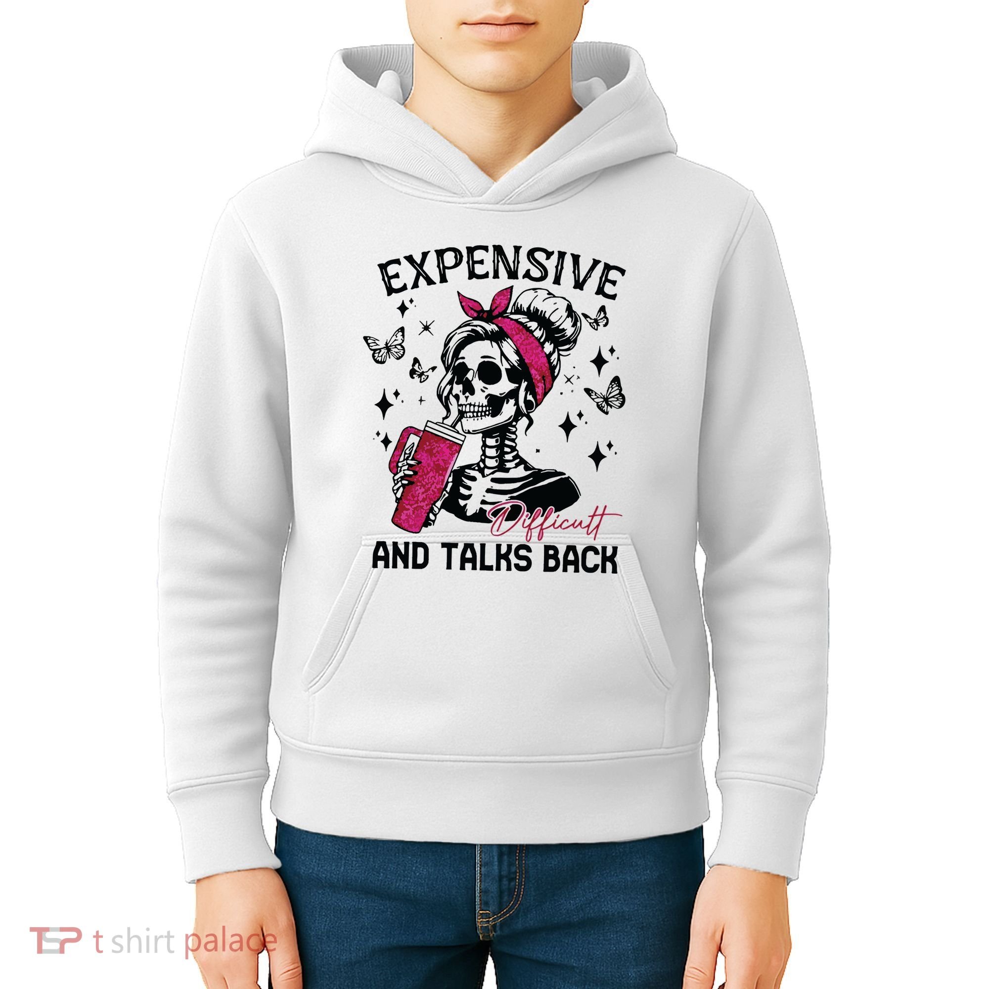 Expensive Difficult And Talks Back Kids Hoodie