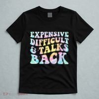 Expensive Difficult And Talks Back Groovy Women Mothers Day T-Shirt thumb 5