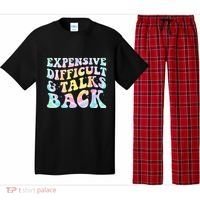 Expensive Difficult And Talks Back Groovy Women Mothers Day Pajama Set thumb 0