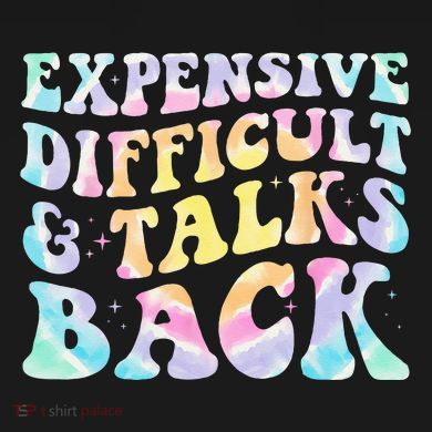 Expensive Difficult And Talks Back Groovy Women Mothers Day Dry Zone Grid Polo