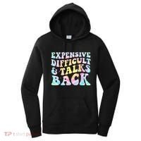 Expensive Difficult And Talks Back Groovy Women Mothers Day Women's Hoodie thumb 0