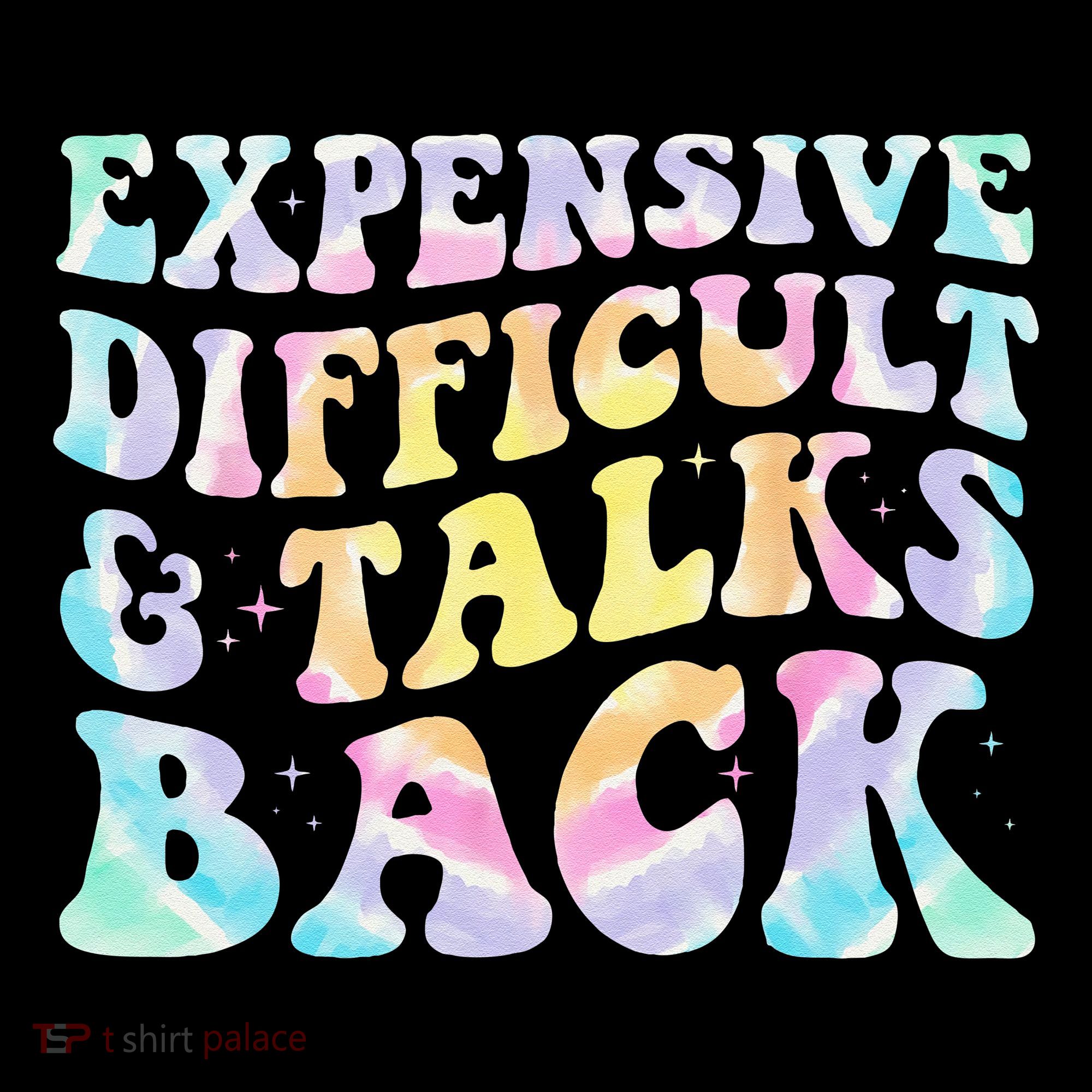 Expensive Difficult And Talks Back Groovy Women Mothers Day Ornament