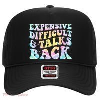 Expensive Difficult And Talks Back Groovy Women Mothers Day Hat thumb 0
