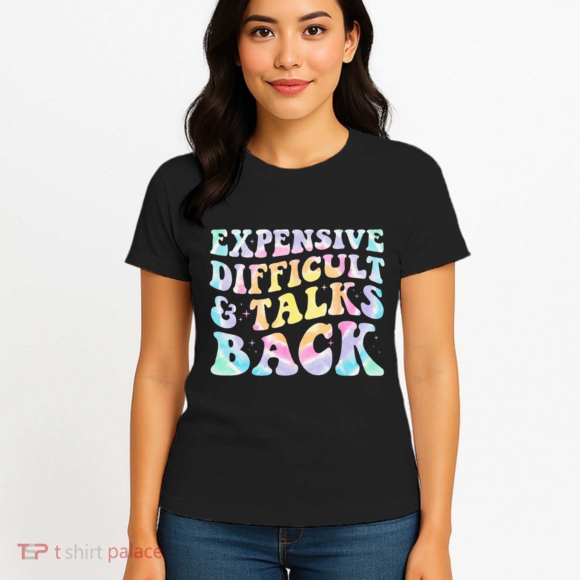 Expensive Difficult And Talks Back Groovy Women Mothers Day Women's T-Shirt
