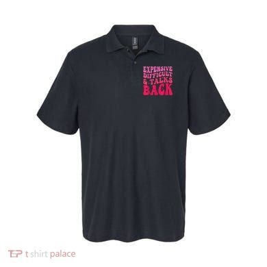 Expensive Difficult And Talks Back Funny Mother's Day Groovy Polo
