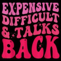 Expensive Difficult And Talks Back Funny Mother's Day Groovy Visor thumb 3