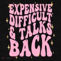 Expensive Difficult And Talks Back Ladies PosiCharge Tri-Blend Wicking Tank thumb 2