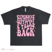 Expensive Difficult And Talks Back Urban Oversized Heavyweight T-Shirt thumb 0