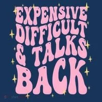 Expensive Difficult And Talks Back Doggie Tank thumb 4