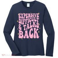 Expensive Difficult And Talks Back Women's Long Sleeve Shirt thumb 0
