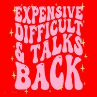 Expensive Difficult And Talks Back Santa Hat thumb 1
