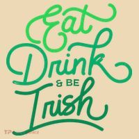 Eat Drink And Be Irish Festive St Patrick's Day Tote Bag thumb 4