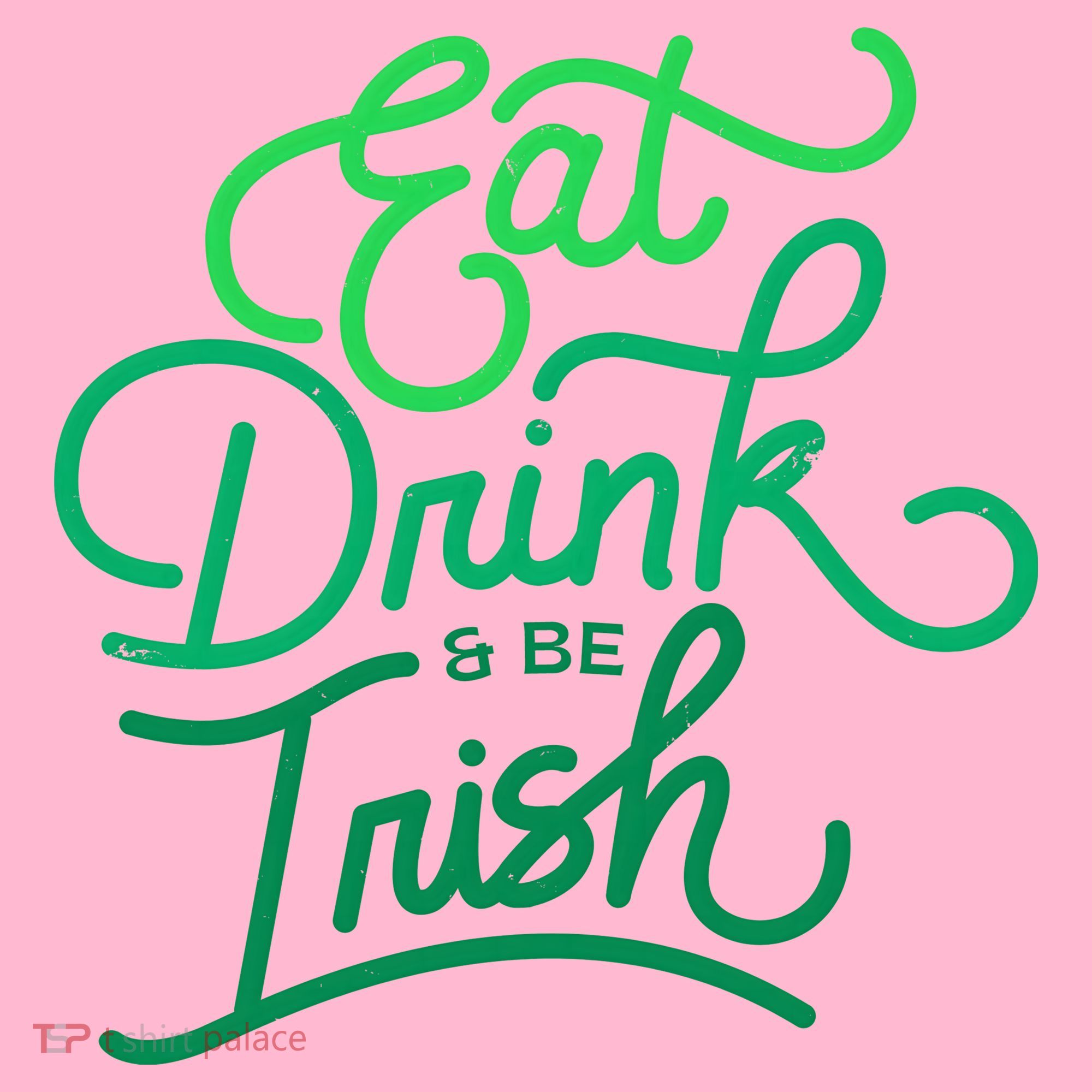 Eat Drink And Be Irish Festive St Patrick's Day Coaster