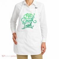 Eat Drink And Be Irish Festive St Patrick's Day Apron thumb 2