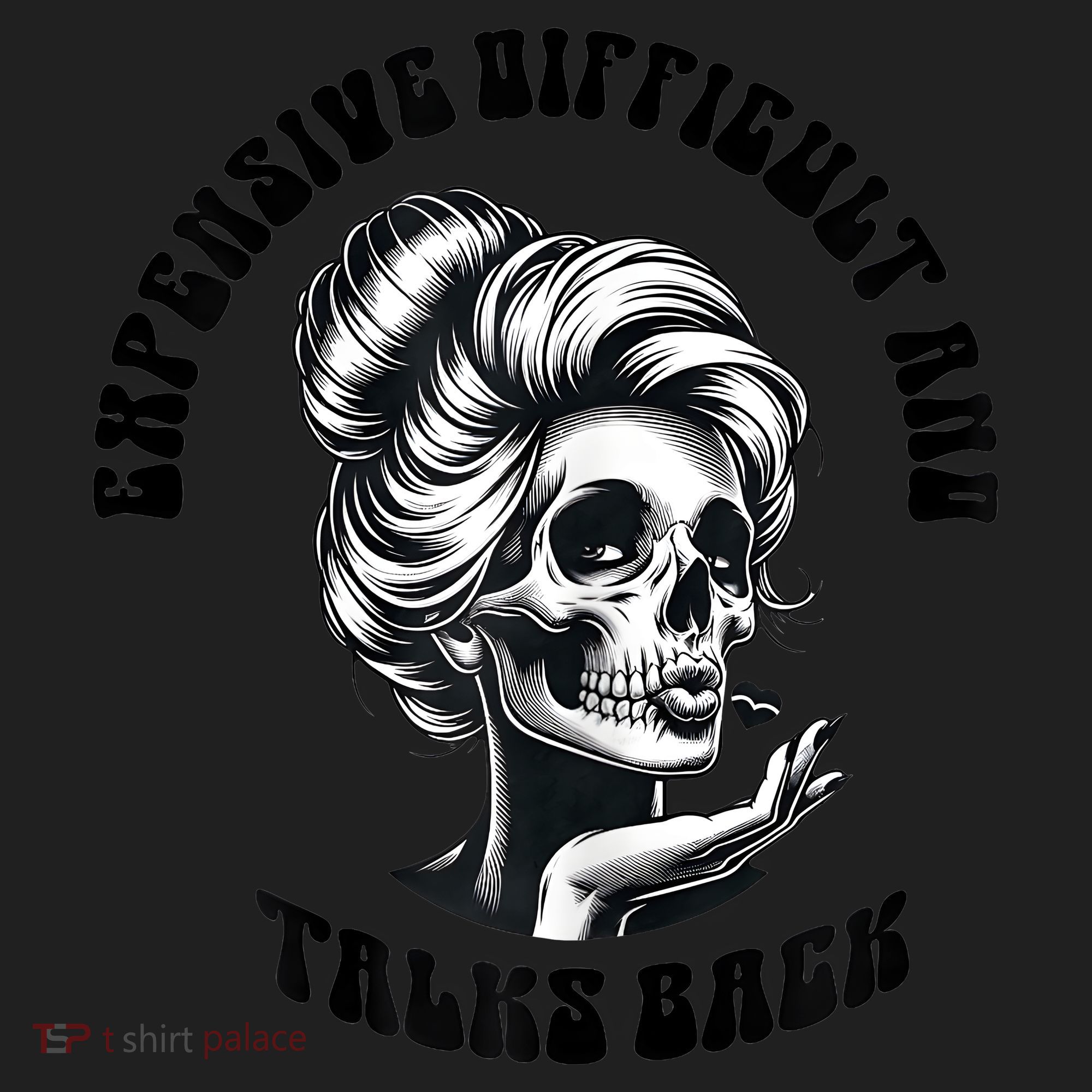 Expensive Difficult And Talks Back Messy Bun Mothers Day Women's Sweatshirt