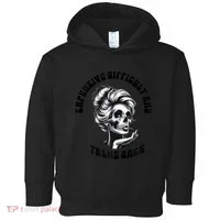 Expensive Difficult And Talks Back Messy Bun Mothers Day Toddler Hoodie thumb 0