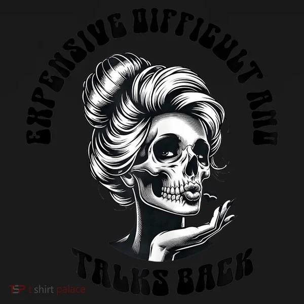 Expensive Difficult And Talks Back Messy Bun Mothers Day Toddler Hoodie
