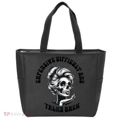 Expensive Difficult And Talks Back Messy Bun Mothers Day Tote Bag