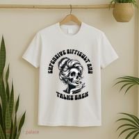 Expensive Difficult And Talks Back Messy Bun Mothers Day T-Shirt thumb 2