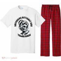 Expensive Difficult And Talks Back Messy Bun Mothers Day Pajama Set thumb 0