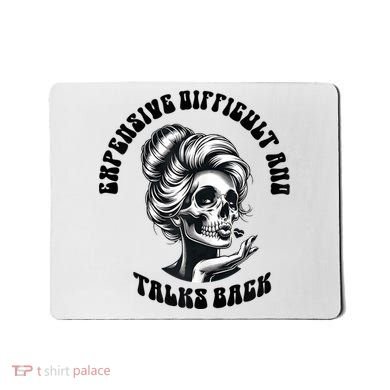 Expensive Difficult And Talks Back Messy Bun Mothers Day Mousepad