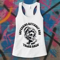 Expensive Difficult And Talks Back Messy Bun Mothers Day Women's Tank Top thumb 3