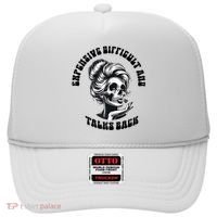 Expensive Difficult And Talks Back Messy Bun Mothers Day Hat thumb 0