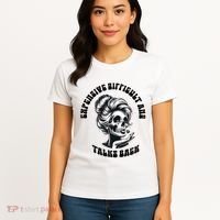 Expensive Difficult And Talks Back Messy Bun Mothers Day Women's T-Shirt thumb 4