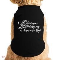 Everyone Deserves A Chance To Fly Witch Halloween Doggie Tank thumb 0