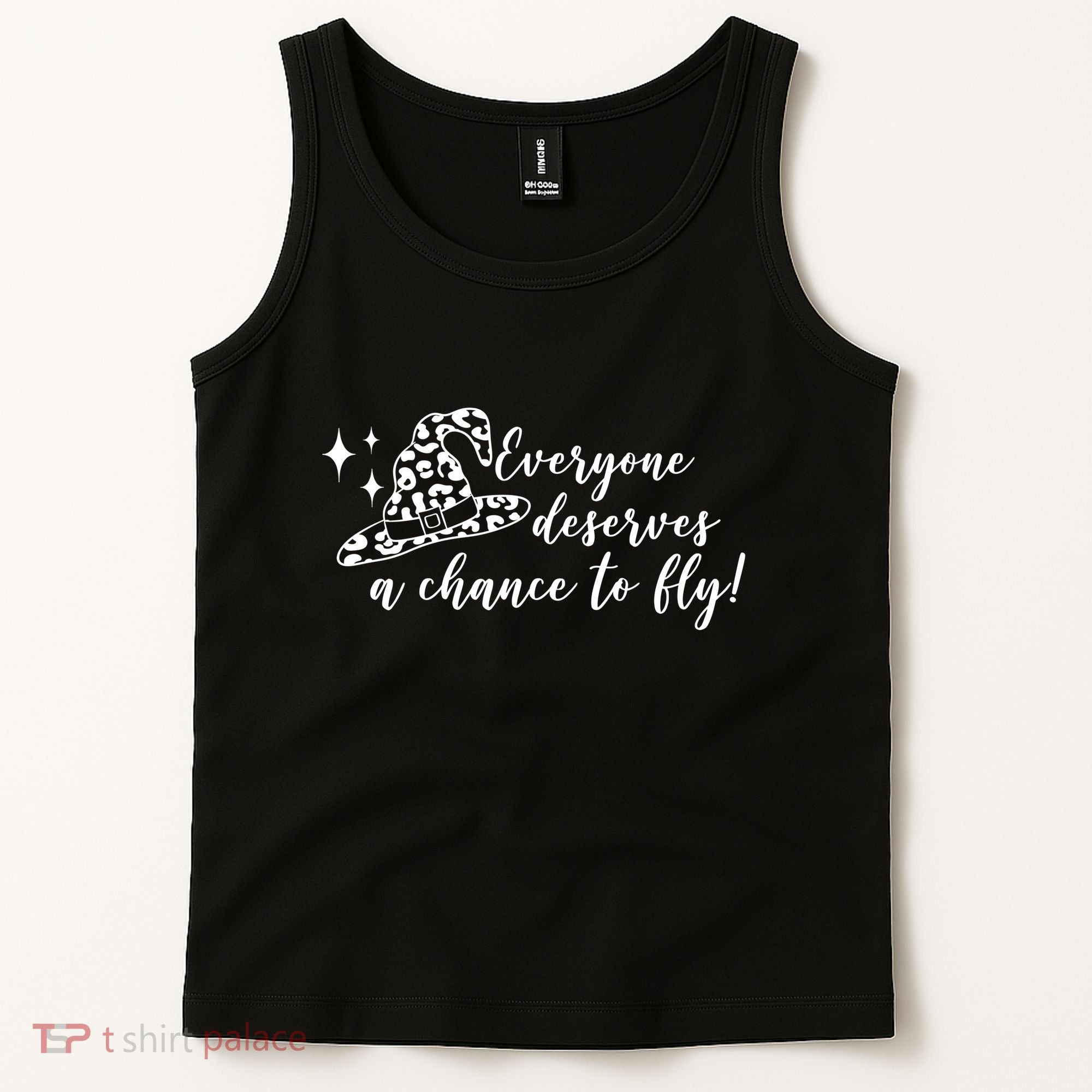 Everyone Deserves A Chance To Fly Witch Halloween Tank Top