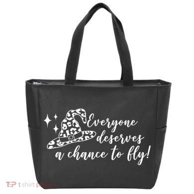 Everyone Deserves A Chance To Fly Witch Halloween Tote Bag