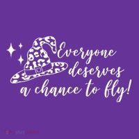 Everyone Deserves A Chance To Fly Witch Halloween Hoodie thumb 2