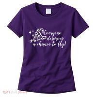 Everyone Deserves A Chance To Fly Witch Halloween Women's T-Shirt thumb 0