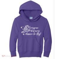 Everyone Deserves A Chance To Fly Witch Halloween Kids Hoodie thumb 0