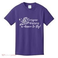 Everyone Deserves A Chance To Fly Witch Halloween Kids T-Shirt thumb 0